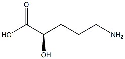 [R,(+)]-5-Amino-2-hydroxyvaleric acid Struktur