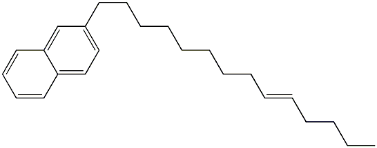 2-(9-Tetradecenyl)naphthalene Struktur