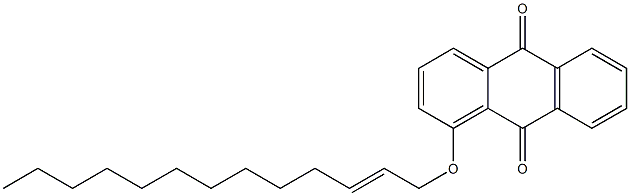 1-[[(E)-2-Tridecenyl]oxy]anthraquinone Struktur