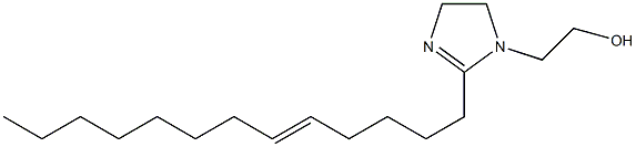 2-(5-Tridecenyl)-2-imidazoline-1-ethanol Struktur