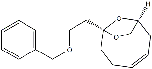 (1S,7S)-7-[2-(Benzyloxy)ethyl]-8,10-dioxabicyclo[5.2.1]dec-3-ene Struktur