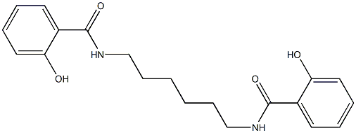 N,N'-(Hexane-1,6-diyl)bis(2-hydroxybenzamide) Struktur