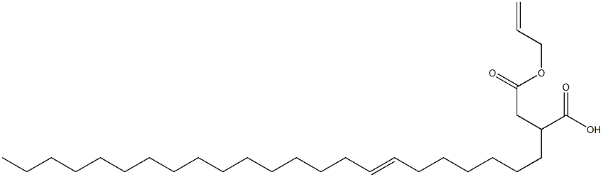 2-(7-Tricosenyl)succinic acid 1-hydrogen 4-allyl ester Struktur