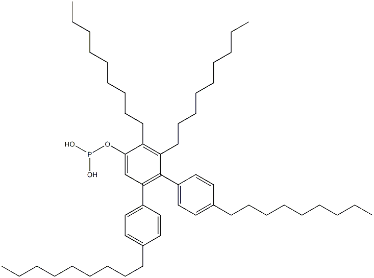 Phosphorous acid bis(4-nonylphenyl)2,3-dinonylphenyl ester Struktur