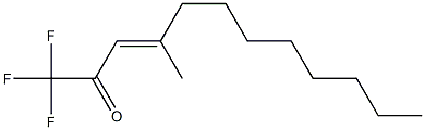 Trifluoromethyl[(E)-2-methyl-1-decenyl] ketone Struktur