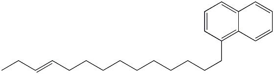 1-(11-Tetradecenyl)naphthalene Struktur