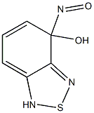 4-Nitroso-2,1,3-benzothiadiazole -ol Struktur