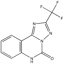 2-(Trifluoromethyl)[1,2,4]triazolo[1,5-c]quinazoline-5(6H)-one Struktur