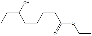 6-Hydroxyoctanoic acid ethyl ester Struktur