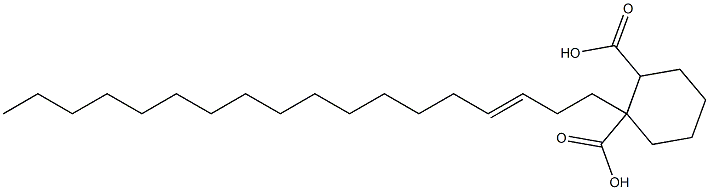 Cyclohexane-1,2-dicarboxylic acid hydrogen 1-(3-octadecenyl) ester Struktur