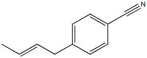 4-(2-Butenyl)benzonitrile Struktur