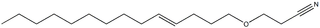 3-(4-Tetradecenyloxy)propionitrile Struktur