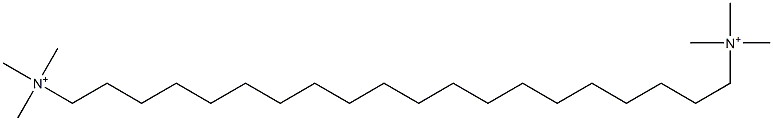 1,20-Icosanediylbis(trimethylaminium) Struktur