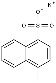 4-Methyl-1-naphthalenesulfonic acid potassium salt Struktur