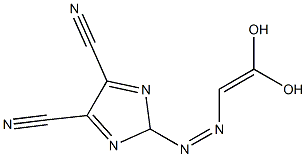 2-[(Z)-[2,2-Dihydroxyethenyl]azo]-2H-imidazole-4,5-dicarbonitrile Struktur