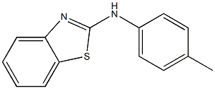 N-(4-Methylphenyl)-2-benzothiazoleamine Struktur