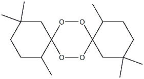 1,4,4,10,13,13-Hexamethyl-7,8,15,16-tetraoxadispiro[5.2.5.2]hexadecane Struktur