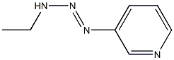 1-(3-Pyridyl)-3-ethyltriazene Struktur