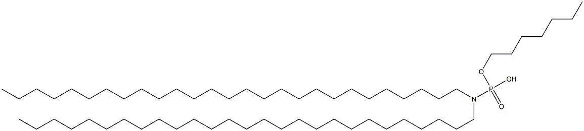 N,N-Diheptacosylamidophosphoric acid hydrogen heptyl ester Struktur