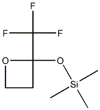 2-(Trifluoromethyl)-2-(trimethylsiloxy)oxetane Struktur