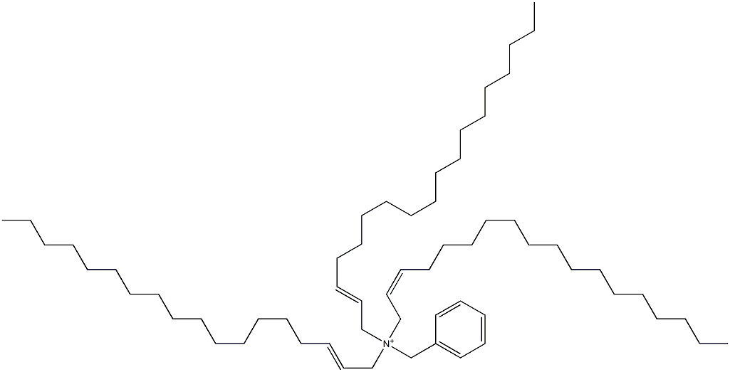 Tri(2-octadecenyl)benzylaminium Struktur