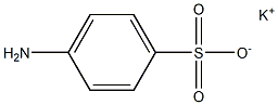 4-Aminiobenzenesulfonic acid potassium salt Struktur