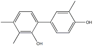 3,3',4-Trimethyl-1,1'-biphenyl-2,4'-diol Struktur