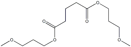 Propane-1,3-dicarboxylic acid bis(3-methoxypropyl) ester Struktur