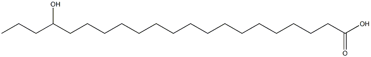 18-Hydroxyhenicosanoic acid Struktur