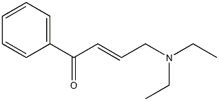 N-[(E)-4-Phenyl-4-oxo-2-butenyl]-N,N-diethylamine Struktur