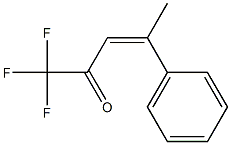 Trifluoromethyl[(Z)-2-phenyl-1-propenyl] ketone Struktur