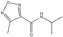 N-Isopropyl-4-methyl-3-furazancarboxamide Struktur