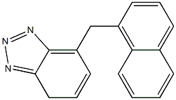 7-[(1-Naphtyl)methyl]-4H-benzotriazole Struktur