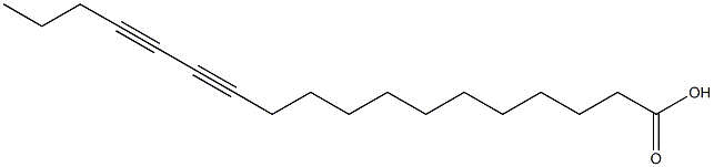 12,14-Octadecadiynoic acid Struktur