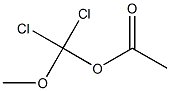 Acetic acid methoxydichloromethyl ester Struktur