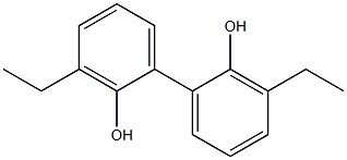 3,3'-Diethyl-1,1'-biphenyl-2,2'-diol Struktur