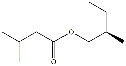 (-)-Isovaleric acid (R)-2-methylbutyl ester Struktur