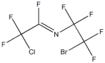 N-(2-Bromo-1,1,2,2-tetrafluoroethyl)2-chloro-1,2,2-trifluoroethanimine Struktur