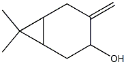 3-Methylene-7,7-dimethylbicyclo[4.1.0]heptan-4-ol Struktur