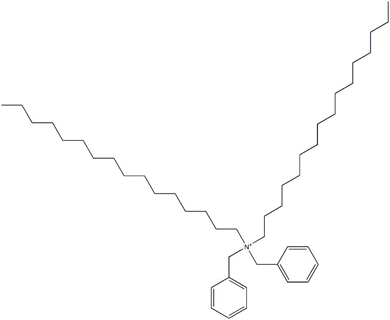 Dihexadecyldibenzylaminium Struktur