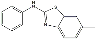 6-Methyl-N-phenylbenzothiazole-2-amine Struktur