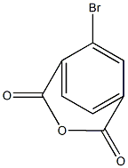 2-Bromo-1,4-benzenedicarboxylic anhydride Struktur