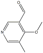 4-Methoxy-5-methylpyridine-3-carbaldehyde Struktur