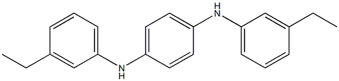 N,N'-Bis(3-ethylphenyl)-p-phenylenediamine Struktur