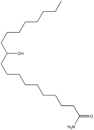 11-Hydroxynonadecanamide Struktur