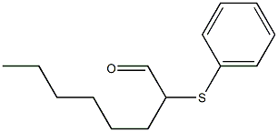 2-(Phenylthio)octanal Struktur