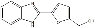 2-[5-(Hydroxymethyl)furan-2-yl]-1H-benzimidazole Struktur