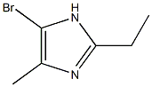 2-Ethyl-4-methyl-5-bromo-1H-imidazole Struktur