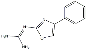 2-(4-Phenyloxazol-2-yl)guanidine Struktur