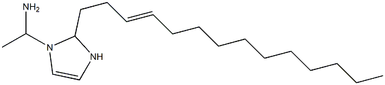 1-(1-Aminoethyl)-2-(3-tetradecenyl)-4-imidazoline Struktur